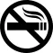 No smoking sign