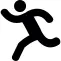 Running person