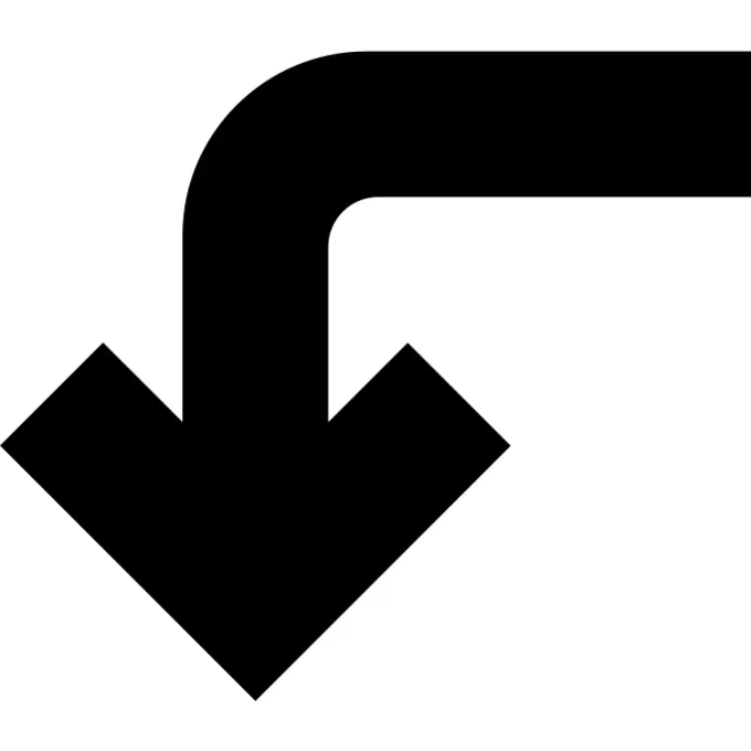 Curve arrow