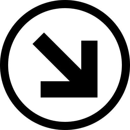 Diagonal arrow