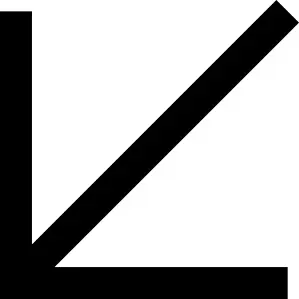 Diagonal arrow