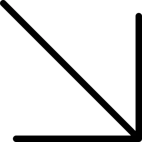 Diagonal arrow
