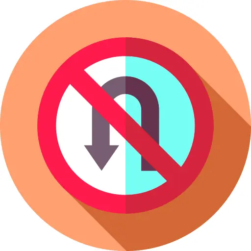 No turn