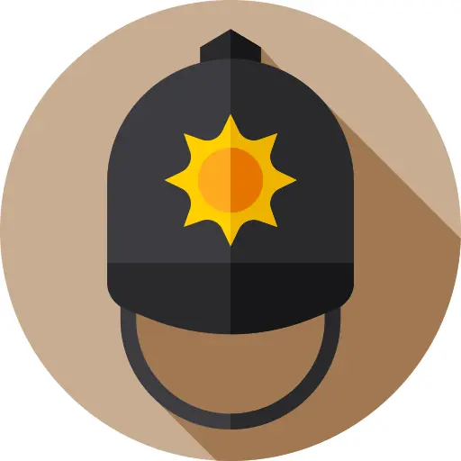 Police helmet