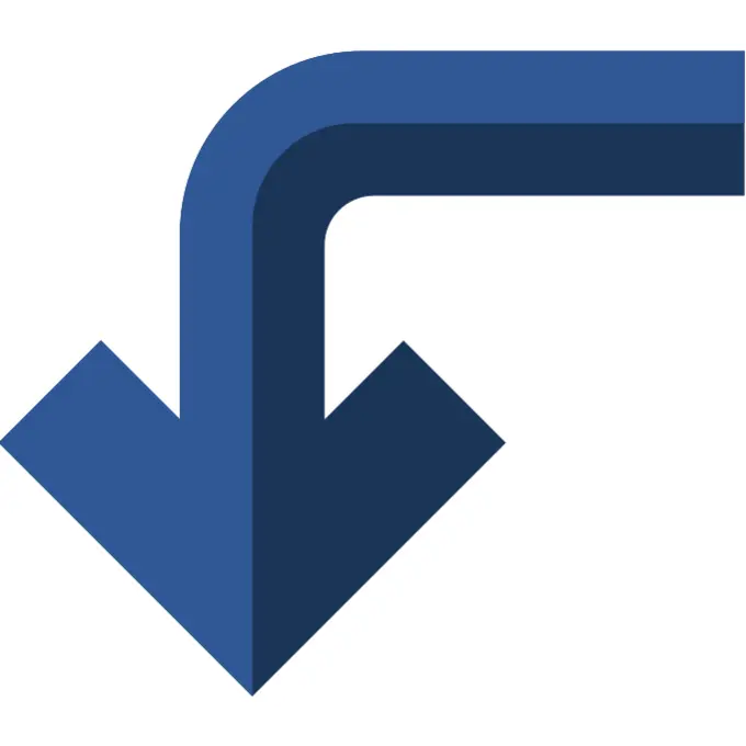 Curve arrow
