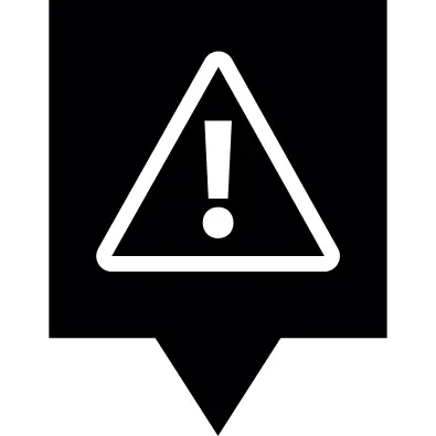 Warning Sing Pin