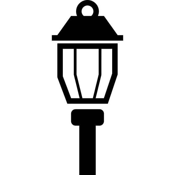 Street light lamp of vintage style