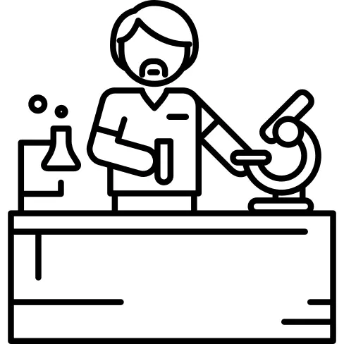 Chemist Working