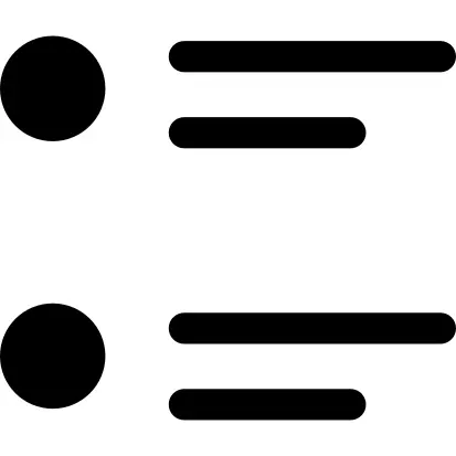 以子弹形式列出