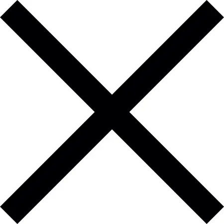 Cross out mark