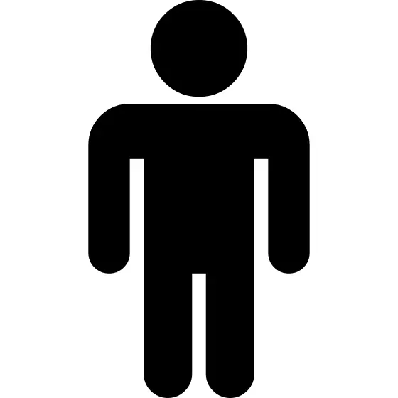 站立黑色剪影的人