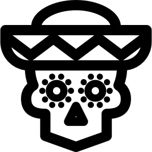 Skull with Hat