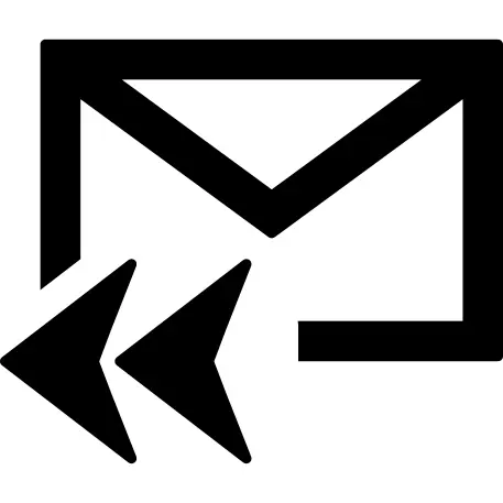 Mail reply all symbol for interface