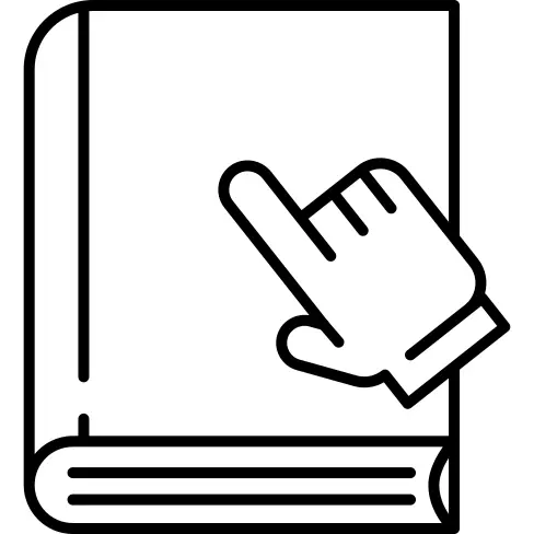 Book with Cursor