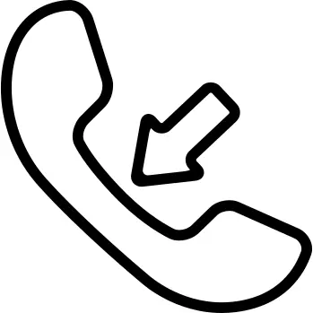 Incoming call symbol