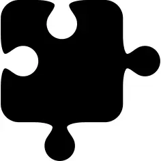 Puzzle piece silhouette