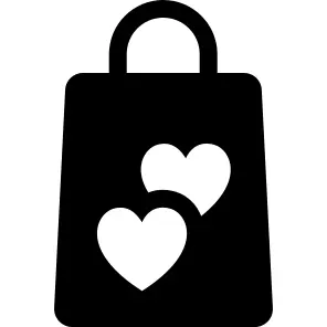 Valentine Day Shopping Bag