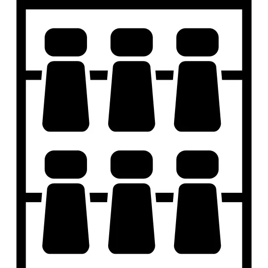 Kitchen spices set in flasks on a rack