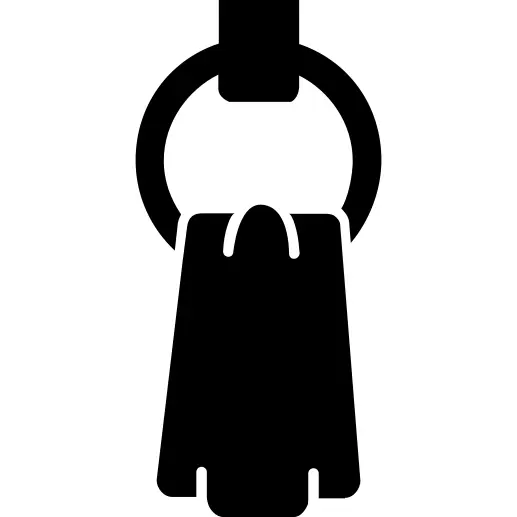 Hanging cloth towel of bathroom