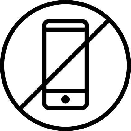 No phone