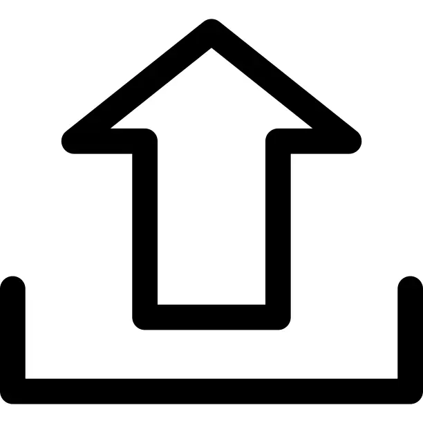 Up Arrow  with Tray