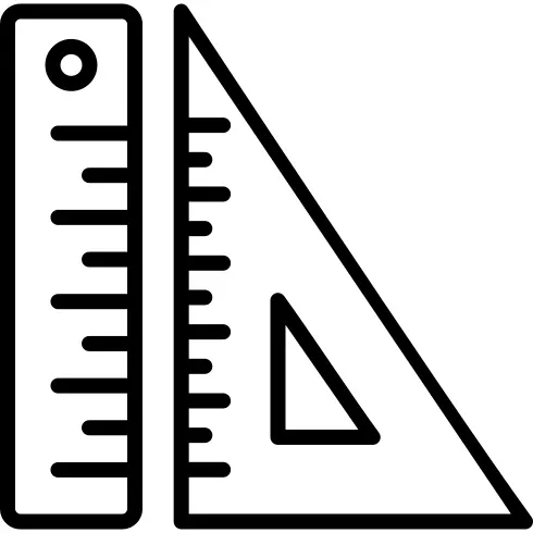 Ruler and Set Square