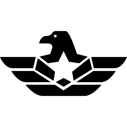Eagle symbol with a star