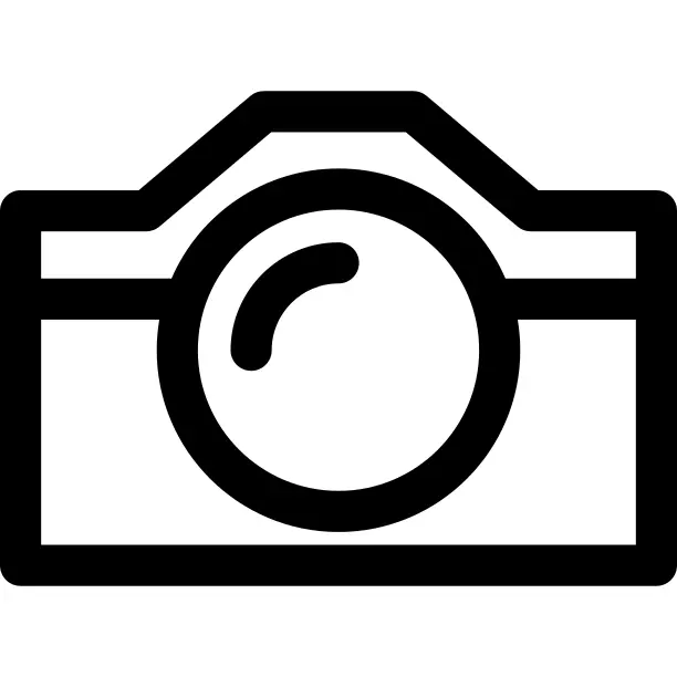 Photo Camera with Big Len