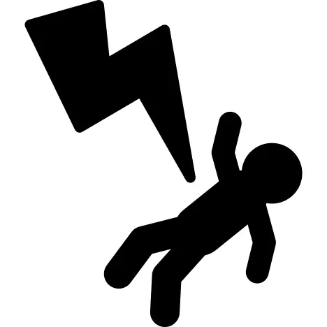 Electrocution risk sign