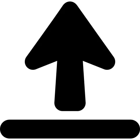 Up arrow upload button