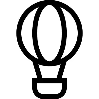 Hot air balloon baby toy