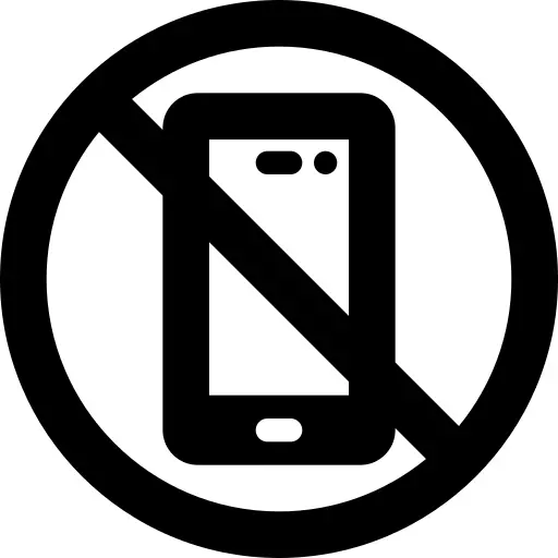 No phone