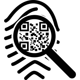 QR Code scanning on a fingerprint