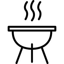 Smoking barbecue
