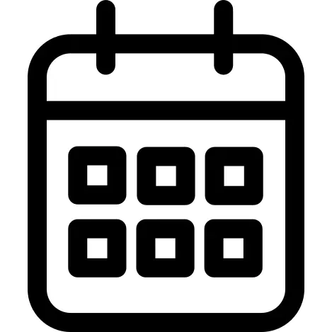 Calendar with six days