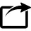 Photo symbol to share with right arrow