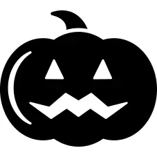 Halloween evil pumpkin