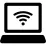 Computer with WiFi signal