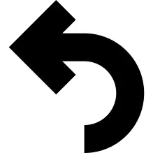 Left return arrow