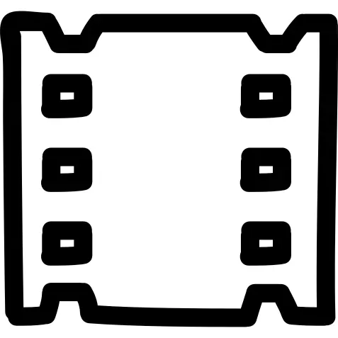 Video film hand drawn symbol