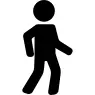 Pedestrian walking