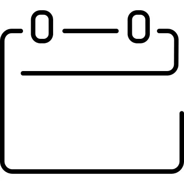 Calendar empty ultrathin page