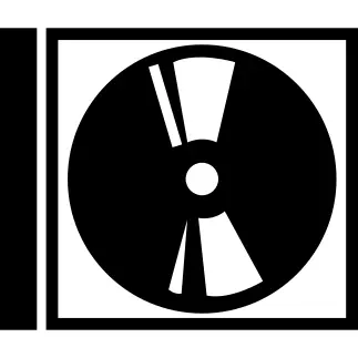 Audio disc with case