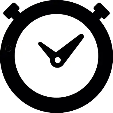 Timer round clock