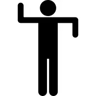 Exercising silhouette