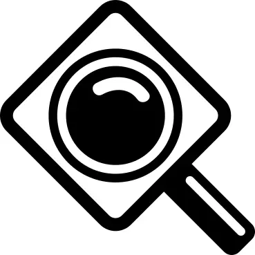 Magnifier lens tool for printing