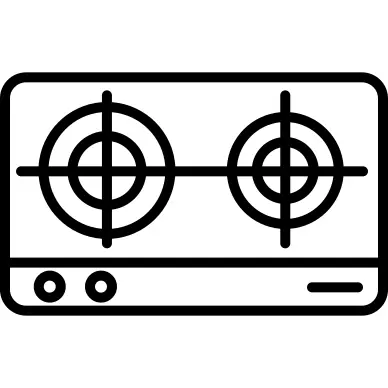 Stove top view