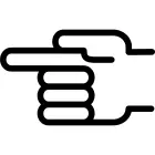 指向左边的手势大纲