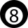 Number Eight Pool Ball