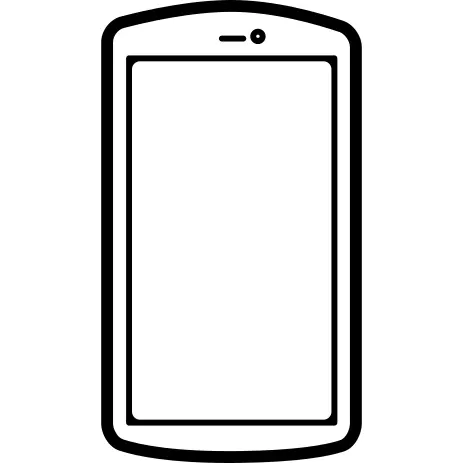 Mobile phone outline